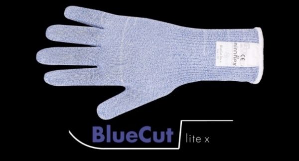 Officiële foto van een Niroflex BlueCut Lite X snijwerende handschoen