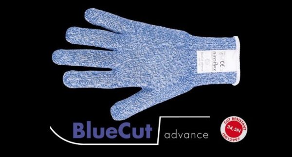 Officiële foto van een Niroflex BlueCut Advance snijwerende handschoen